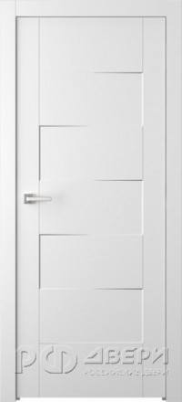 Межкомнатная дверь Сплит ПГ (Белая Эмаль)