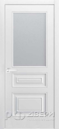 Межкомнатная дверь Версаль-2Ф ПО (Эмаль Белоснежный/Сатинат светлый)