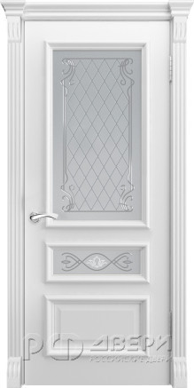 Межкомнатная дверь Калипсо ПО (Белая эмаль)