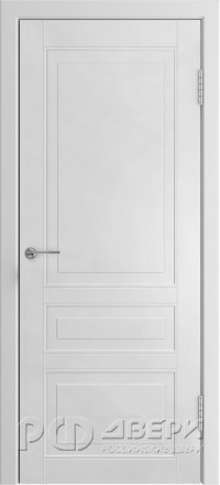 Межкомнатная дверь L-5.3 ПГ (Белая эмаль)