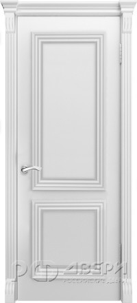 Межкомнатная дверь Торес ПГ (Белая эмаль)