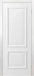 Межкомнатная дверь Симпл-6 ПГ (Белая эмаль)