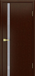 Межкомнатная дверь Модерн-1 ПО (Венге/Белый триплекс)