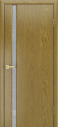 Межкомнатная дверь Модерн-1 ПО (Дуб натуральный/Белый триплекс)