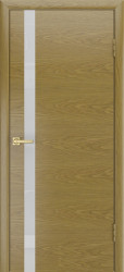 Межкомнатная дверь Гранд-1 ПО (Дуб натуральный/Белый лакобель)