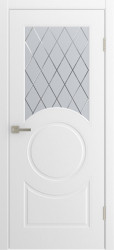 Межкомнатная дверь Donna ПО (Белая эмаль)