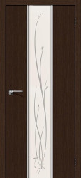 Межкомнатная дверь Глейс-2 Twig 3D ПО (Венге/Twig)
