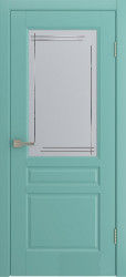 Межкомнатная дверь Belli ПО (Небесно-голубая эмаль)