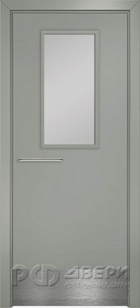 Противопожарная дверь ДПО EI60 (Серый/Отбойник)