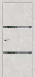 Межкомнатная дверь Порта-2.55 ПО (Look Art/Mirox Grey)