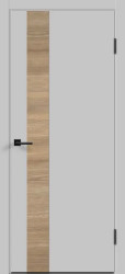 Межкомнатная дверь с кромкой ABS Galant Duo 2 ПГ (Светло-серый)