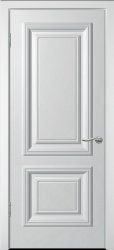 Межкомнатная дверь Дебют ПГ (Белая эмаль)