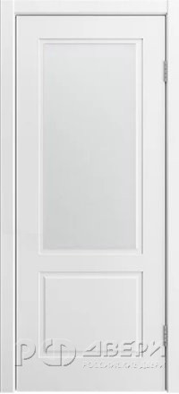 Межкомнатная дверь Капри-2 ПО (Белая эмаль/Сатинат)