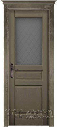 Межкомнатная дверь из массива сосны Пандора ПО (Олива)