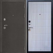 Входная металлическая дверь Галеон 2 (Темное серебро антик/Сандал светлый)