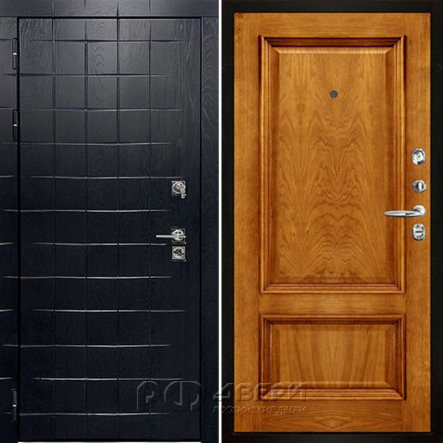 Входная металлическая дверь Сенатор ПЛЮС ALBERO BLACK Корсика (Альберо Блэк/Дуб Patina Antico)