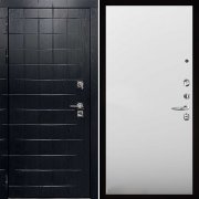 Входная металлическая дверь Сенатор ПЛЮС ALBERO BLACK Aurum (Альберо Блэк/Манхэттен гладкий)