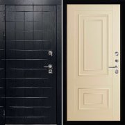 Входная металлическая дверь Сенатор ПЛЮС ALBERO BLACK 62002 (Альберо Блэк/Керамик Серена)