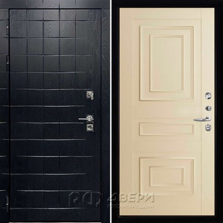 Входная металлическая дверь Сенатор ПЛЮС ALBERO BLACK 62001 (Альберо Блэк/Керамик Серена)