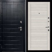 Входная металлическая дверь Сенатор ПЛЮС ALBERO BLACK LIGHT 2127 (Альберо Блэк/Бьянка Soft)