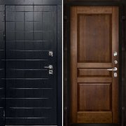 Входная металлическая дверь Сенатор ПЛЮС ALBERO BLACK Гармония (Альберо Блэк/Античный орех)