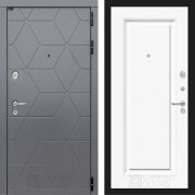 Входная металлическая дверь Cosmo 27 (графит софт/эмаль ral 9003)