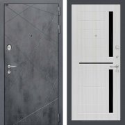 Входная металлическая дверь Loft 02 (бетон темный/сандал белый)