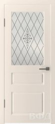 Межкомнатная дверь Chester ПО (Ivory/White art)
